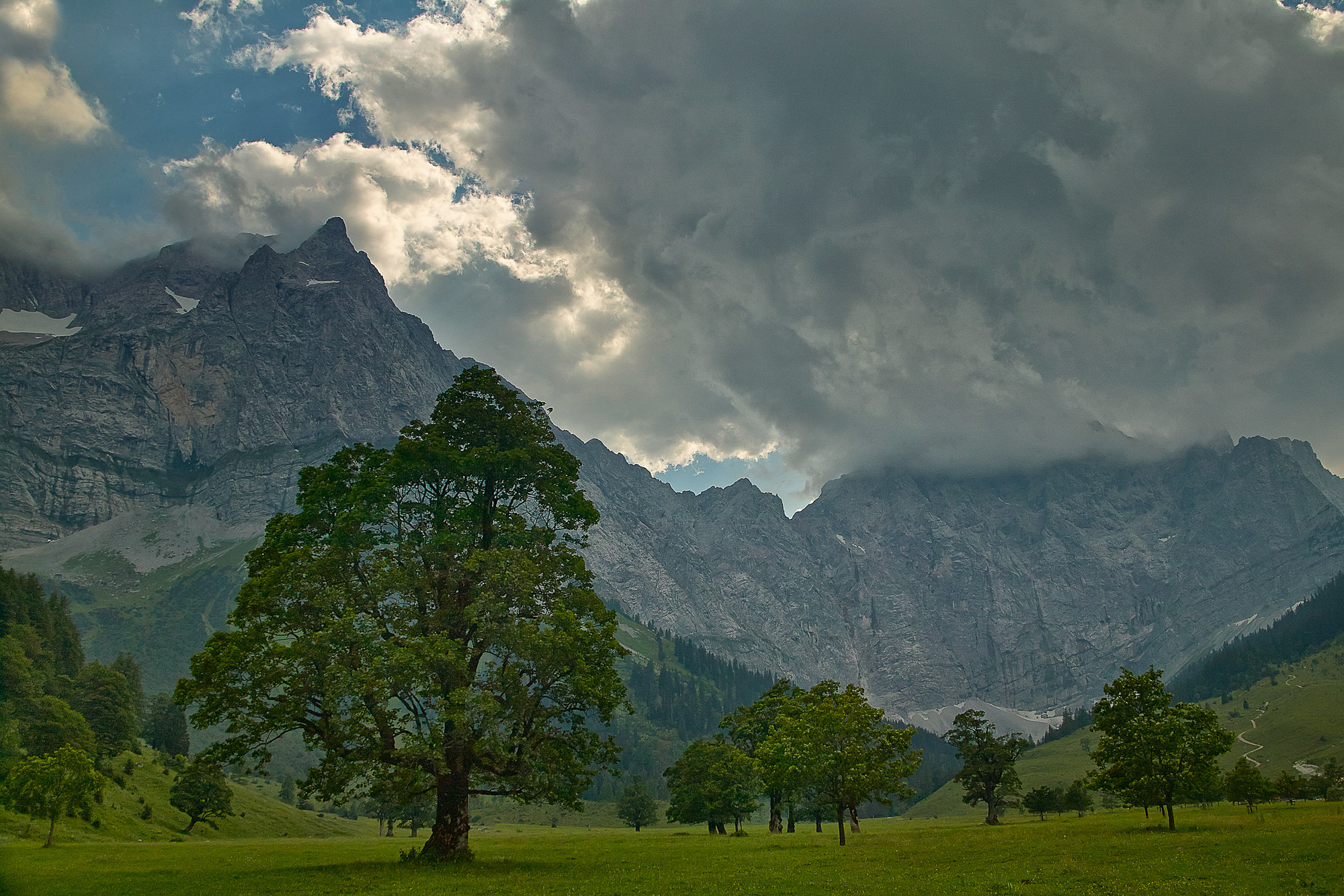 Gewitter in der Eng, Karwendel