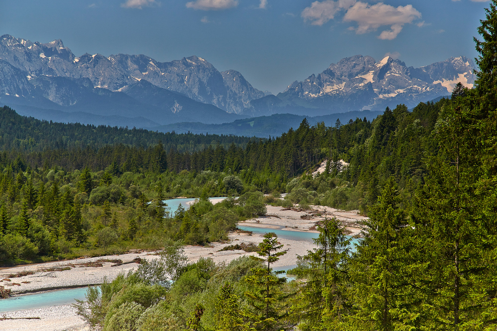 Obere Isar zwischen Wallgau und dem Sylvensteinsee