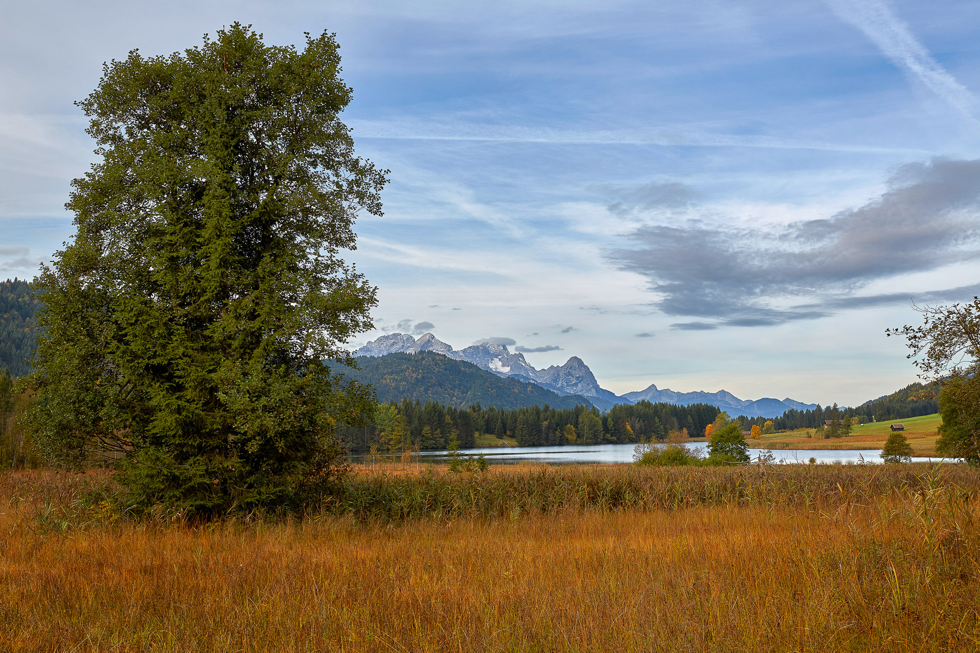 Herbst am Geroldsee bei Mittenwald