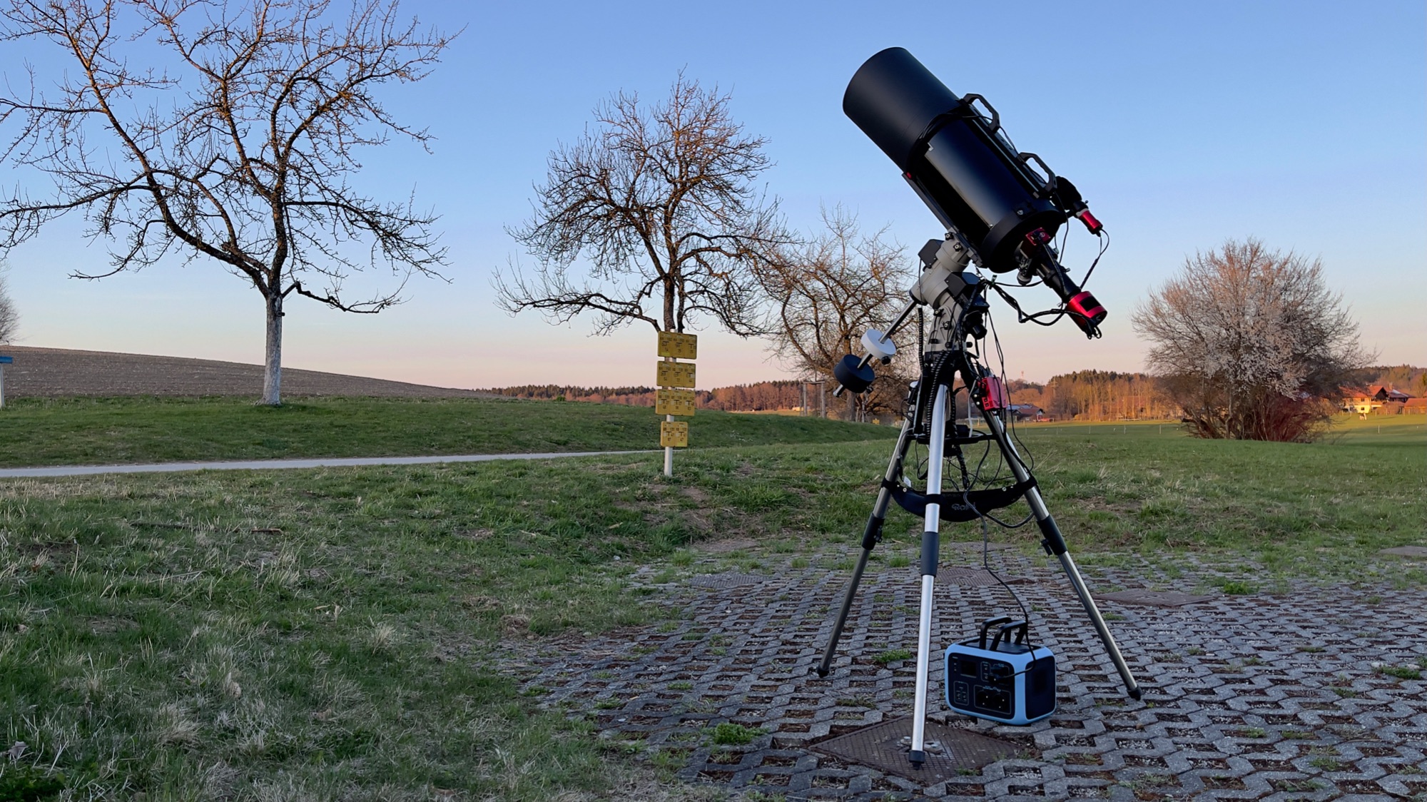 Deep Sky Setup an meinem Beobachtungsplatz