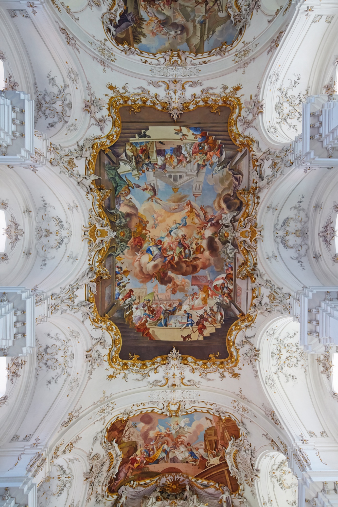 rococo cathedral Marienmünster at Dießen, ceiling painting